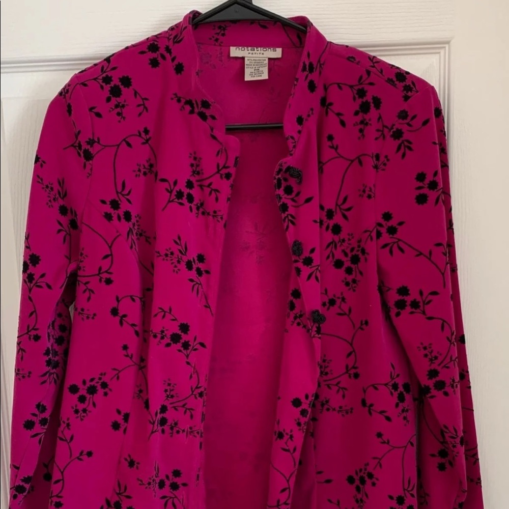 Magenta blazer